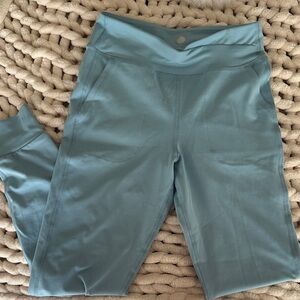 Blue High-Waisted Girls Leggings